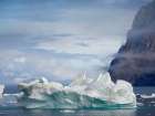 Uummannaq Fjord, northwest of Greenland beyond the arctic circle. Greenland. Art Print